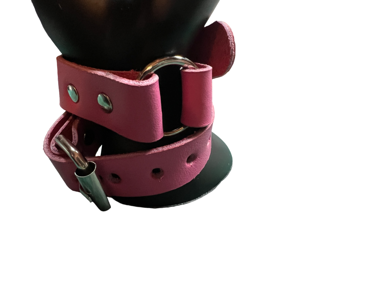 Pink with silver ring