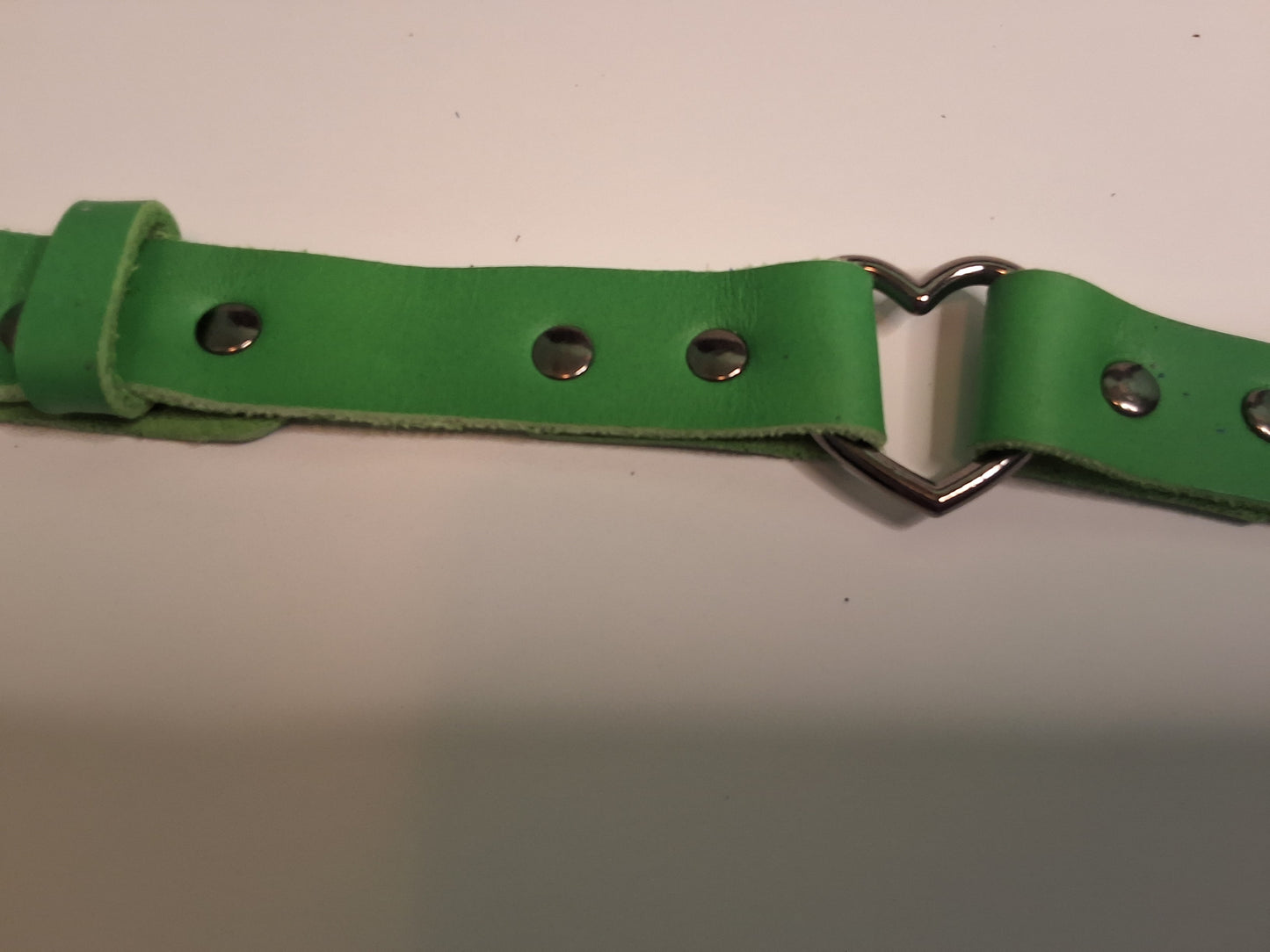 Bondage bracelet discreet leather restraint cuff. 3/4" wide, 20" long